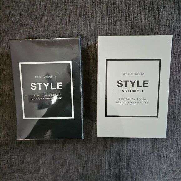 Little Guides To Style-Historical Review Of Four Fashion Icons-2 Sets Of Books - Picture 5 of 12